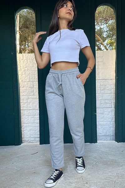 OXVİN Queen Pique Double Leg Jogger Pants - Pique Fabric, Original Fit