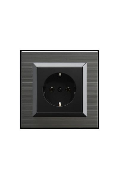 Tenda 4 Ovivo Quantum Magnetic Gray Grounded Socket + Frame Included