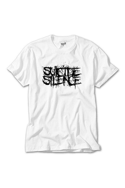 CrowsGate Suicide Silence Logo White T-shirt