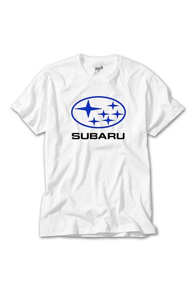 CrowsGate Subaru Logo Stars White T-Shirt
