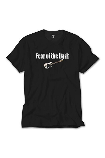 Lunas Glow Tricou negru Iron Maiden Fear of the Dark Guitar