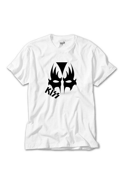 CrowsGate Kiss Mask White T-Shirt