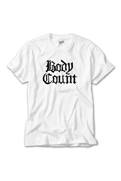 Lunas Glow Body Count Merchandise White T-Shirt