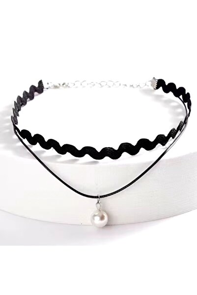 MutluBiDünya Vintage Sallantılı Deri İp Kolye