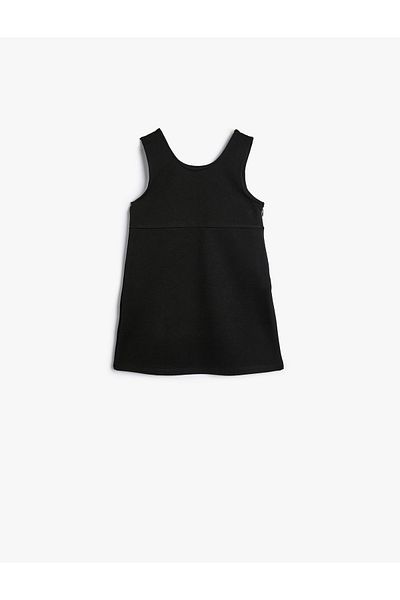 Koton Viscose Dress Sleeveless Heart Detail
