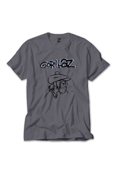 WAKHA تيشيرت غوريلاز لون الرأس لون رمادي مقاس XL