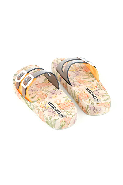 GEZER Summer Adjustable Two Buckle Women's Slippers Suitable for Wet Floors