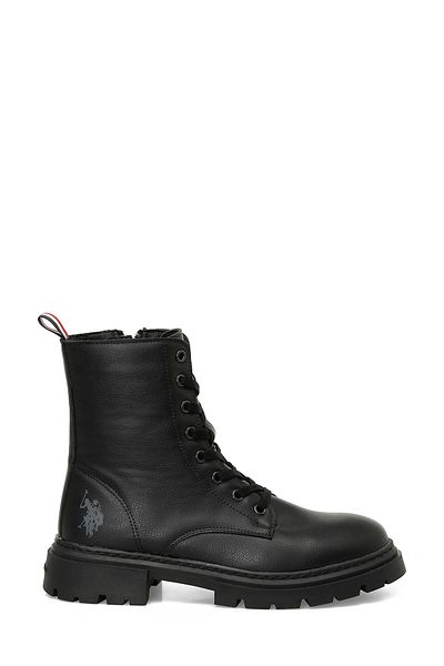 U.S. Polo Assn. HALLES 4PR Μαύρα Γυναικεία Μποτάκια