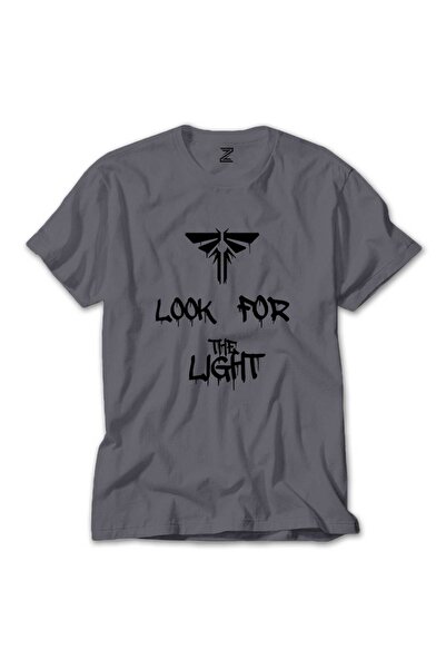 Z zepplin The Last Of Us Look For The Light Gray T-Shirt
