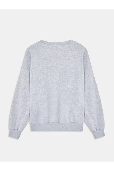 Ltb Сив суитшърт с надпис Relaxed Fit