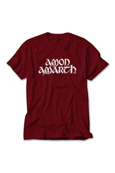 WAKHA آمون أماره تي شيرت أحمر كلاسيكي