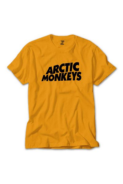 Z zepplin Κίτρινο μπλουζάκι με λογότυπο Arctic Monkeys