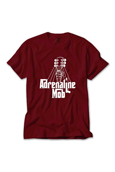 WAKHA تيشيرت أدرينالين موب جيتار ملون لون أحمر مقاس 2XL