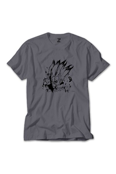 WAKHA دكتور ستون وجه تي شيرت رمادي