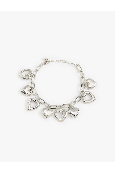 Koton Heart Detailed Chain Bracelet