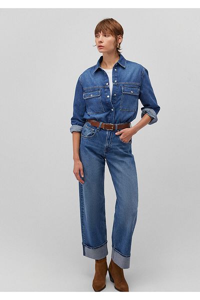 Mavi Cămașă de jeans albastru închis Morgan anii 90 Boyfriend 1210668 -87785