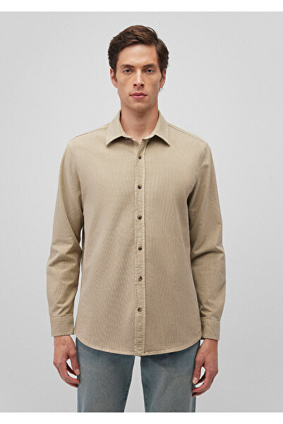 Mavi Bej Gömlek Regular Fit / Normal Kesim 0211274-70360