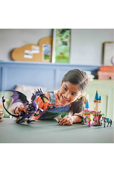 LEGO Disney Princess Maleficent - Dragon Form Building Kit για ηλικίες 7 και άνω 43240 (583 Τεμάχια)