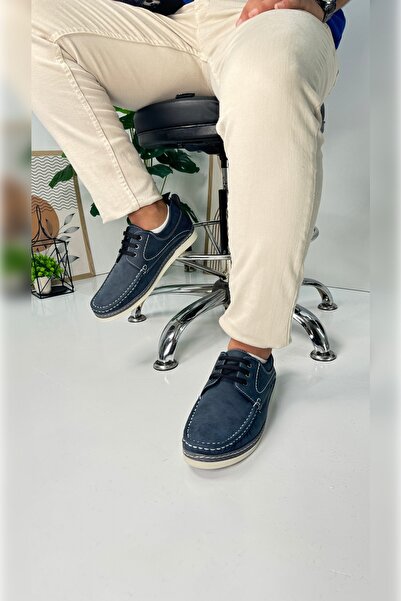 Nstil Καθημερινά ανδρικά Navy Blue Casual Lace Up Ραφή με λεπτομερή μοτίβο, αντιολισθητική σόλα, ελαφριά άνετα παπούτσια 2011