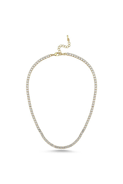 Merano Design 4mm 14K Rengi Su Yolu Kolye