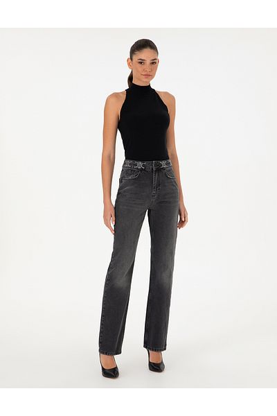 Pierre Cardin Anthracite Straight Fit Jean Trousers 50291373 -Vr006
