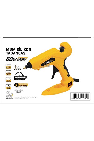 SGS PLUS Sgs5291 Elektrikli Sıcak Kalın Mum Silikon 60 Watt Standlı
