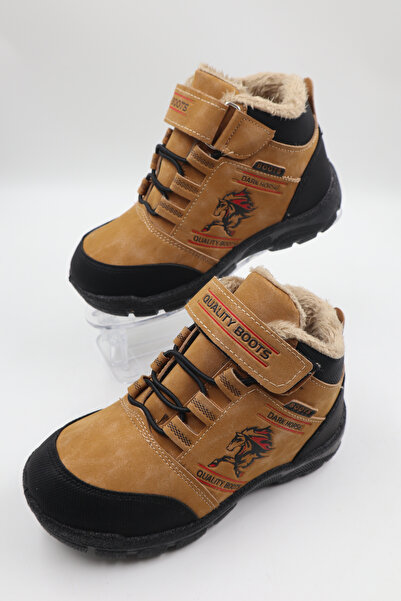 nazenintasarımlar ÇOCUK SOĞUĞA DAYANIKLI YÜNLÜ KIŞLIK BOT