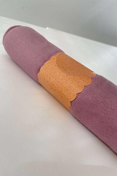 Ka Hijab Βαμβακερό σάλι Dusty Rose Combed