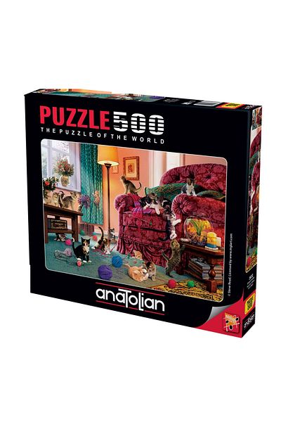 Anatolian Puzzle 500 Pieces Spoiled Cats 3632