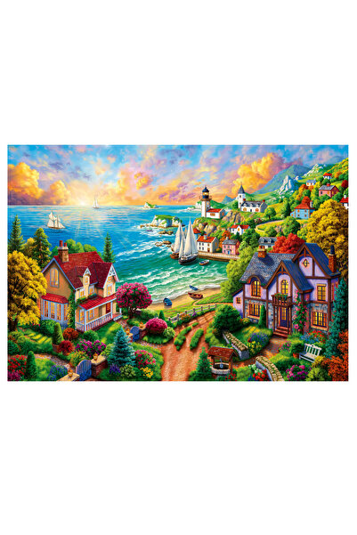 Anatolian Puzzle 260 XL Piece Jigsaw Puzzle - Village on the Beach 3343