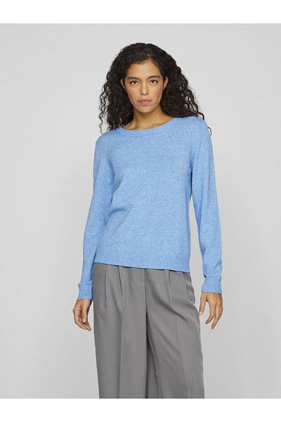 VILA Strickpullover Rundhalsausschnitt