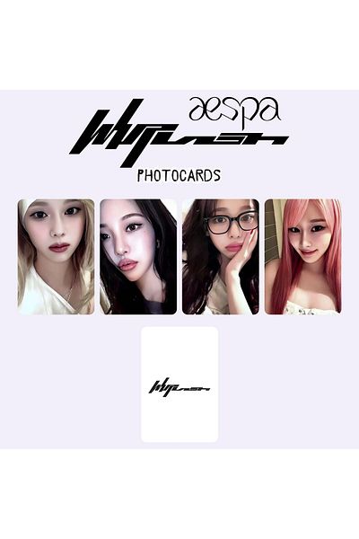 Kpop Dünyasi Aespa'' Whiplash'' B1 Series Photocard Set