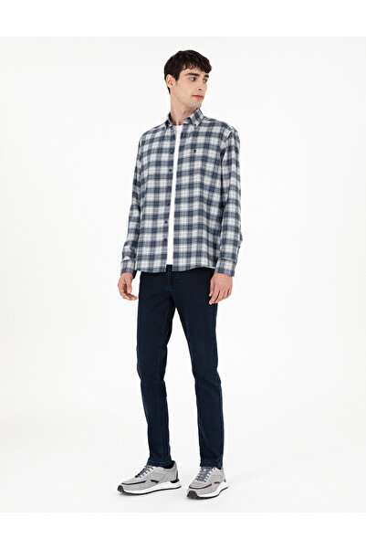 Pierre Cardin Lacivert Slim Fit Jean Pantolon 50294576-VR033