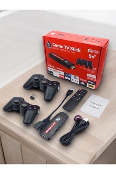 Genel Markalar TV İçin 8K Kablosuz Çift Kollu 3000 Oyun Destekli TV Stick