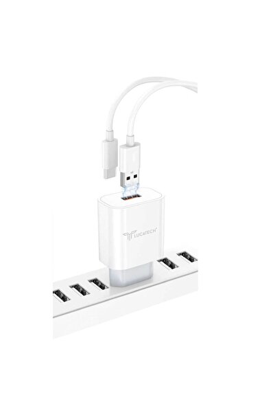 Lucatech Samsung A32 / A33 / A34 / A35 / A40 / A50 / A52 / A54 / A70 / A72 / A73 Uyumlu 45W Hızlı Şarj Cihazı