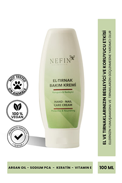 nefin beauty El Tırnak Bakım Kremi Koruyucu Besleyici 100ML