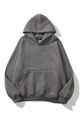 Trendiz Unisex Antrasit Basic Sweatshirt Hoodie Fiyat Yorumlar Trendyol