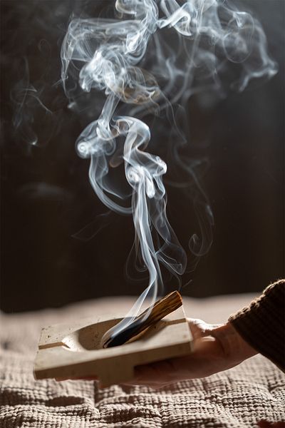 Barine Μαρμάρινο Palo Santo Θυμιατό και Επιτραπέζιο Ξυλόσοργο