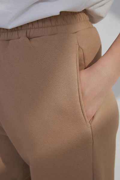 Setre Camel Full Fit Ankle Elastic Sweatpants