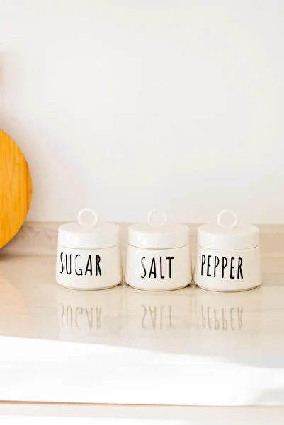MİEN Mien Porcelain Ring 3-Piece Small Spice Set - Por-2325