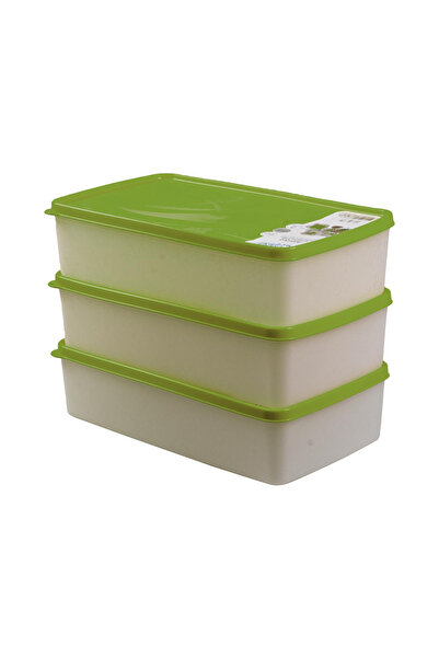Tuppee Alaska Nofrost Storage Container 2 Liters 3 Pieces (-20 Degree Resistant)