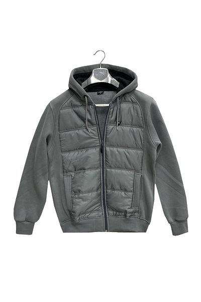 CLASSİCS MEN Ανδρικό μακρυμάνικο φούτερ Lusso Slim Fit με κουκούλα-6984
