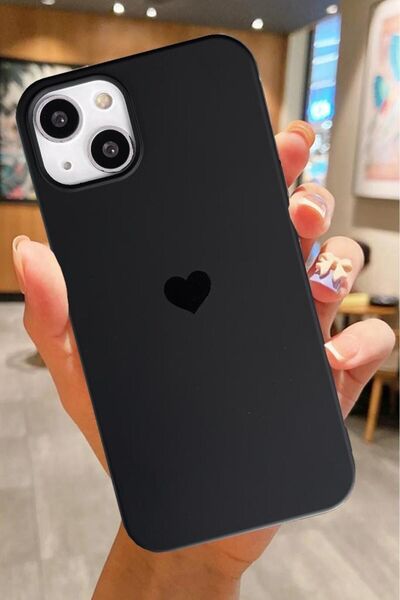 3GEN CASE حافظة متوافقة مع آيفون 13، آيفون 14، آيفون 15 مع شعار القلب