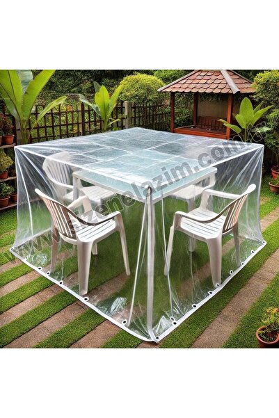 sizenelazım Прозорий водонепроникний чохол для захисту садових меблів (1,5 м ...