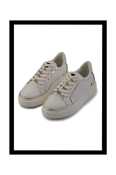 Bambi Λευκό Γυναικείο Sneaker K01345095509