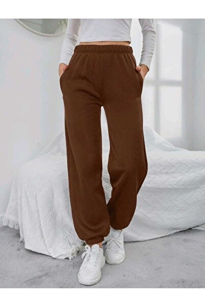 BW Bravely Wear Three Yarn Thick Winter Double Pocket Cotton Raised Sweatpants