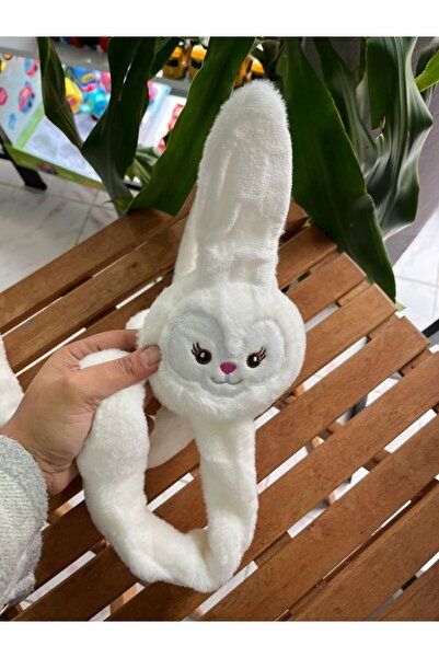 EyER Shoping Stellalou Kulakları Hareket Eden Sesli Tavşan Peluş Kulaklık Taç...