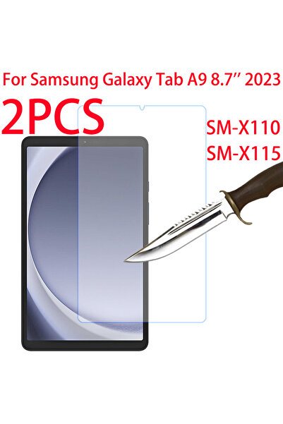 Choice 2023 Model for Samsung Galaxy Tab A9 8.7 Inch - 2Pcs Tempered Glass Sc...