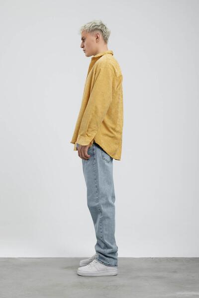 NOMARC Mustard Oversize Corduroy Shirt