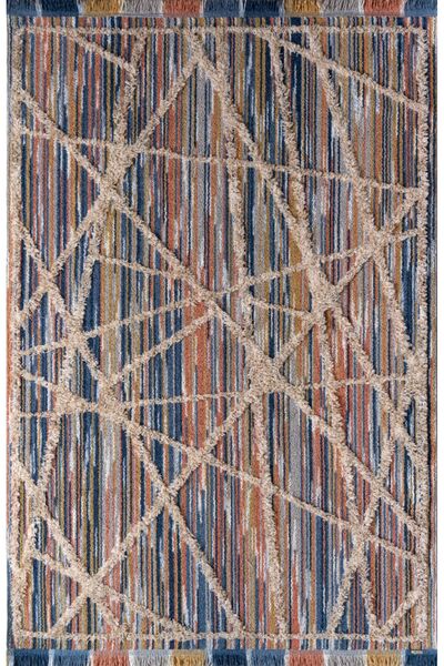 Saray Halı Alvorada Av04b Yün Görünümlü Pes Salon,oda Halısı